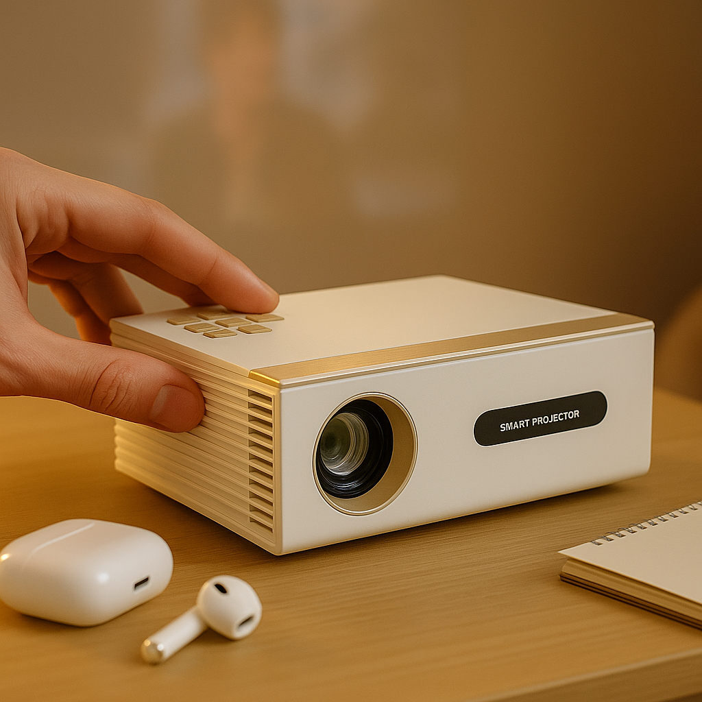 INNOVATIVE ZEN 5 - Movie Projector Palm-sized, Good Audio & Smart