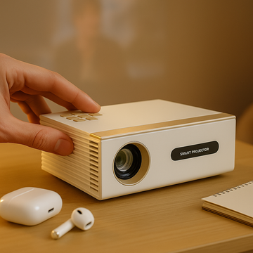 INNOVATIVE ZEN 5 - Movie Projector Palm-sized, Good Audio & Smart