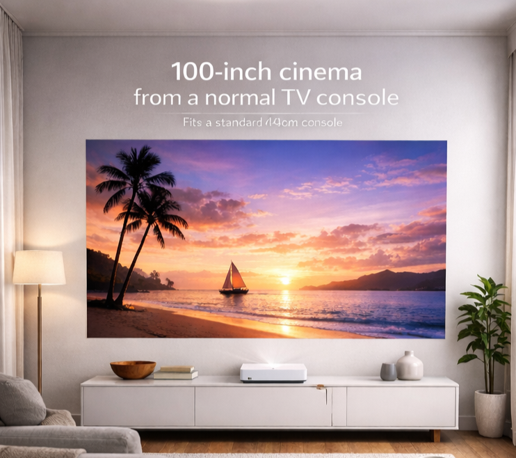 Ultra Short Throw Laser Projector – DSX 3 + Google TV 4K | INNOVATIVE