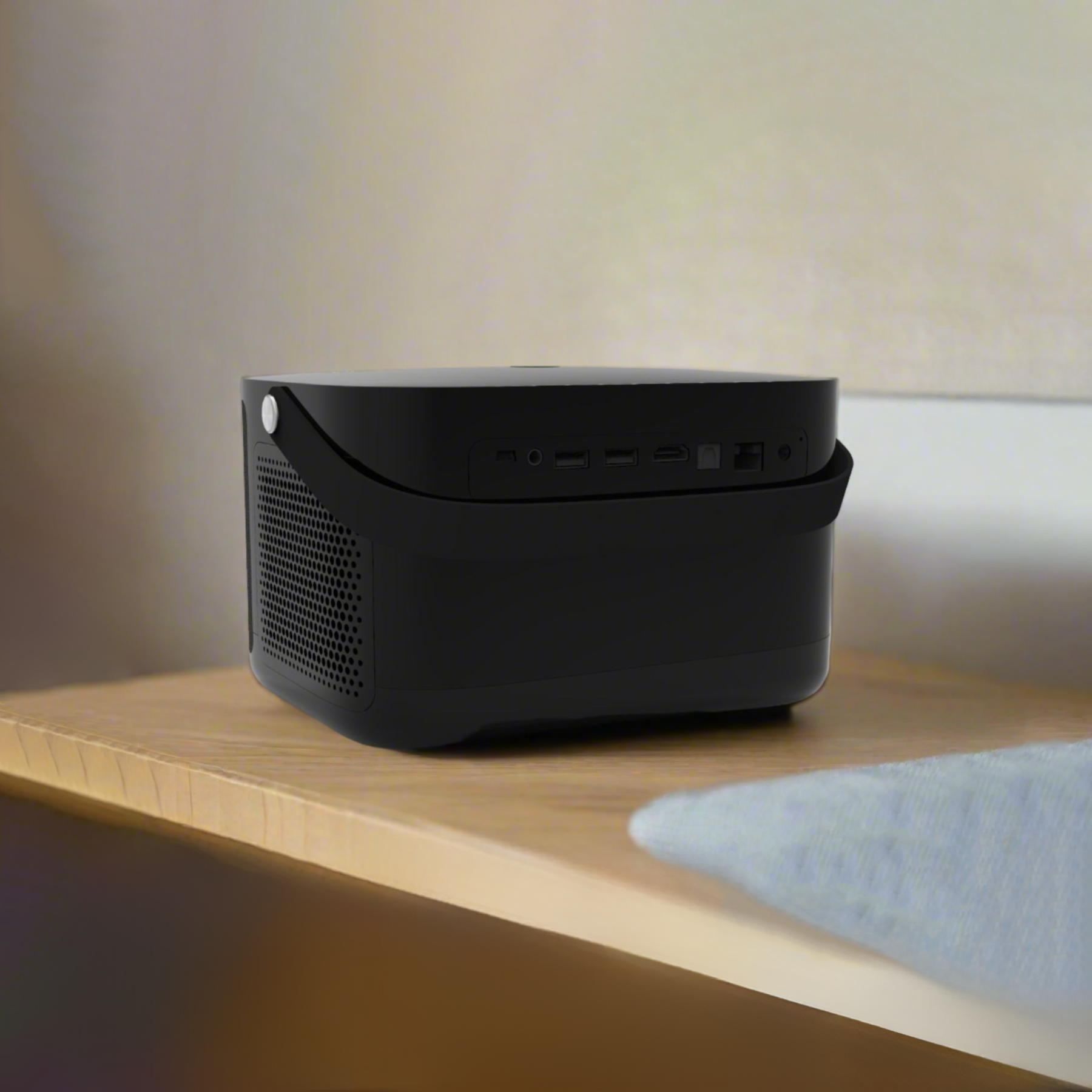 INNOVATIVE Annistyn V2 - HDMI ARC, High Brightness Short Throw Projector with Google TV 4k & A.I Focus