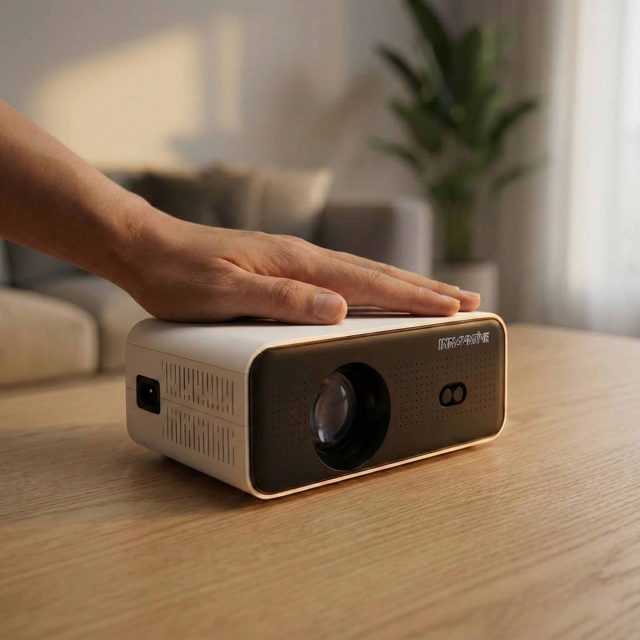 4K Mini Projector with Electric Focus – Mini Ray | INNOVATIVE