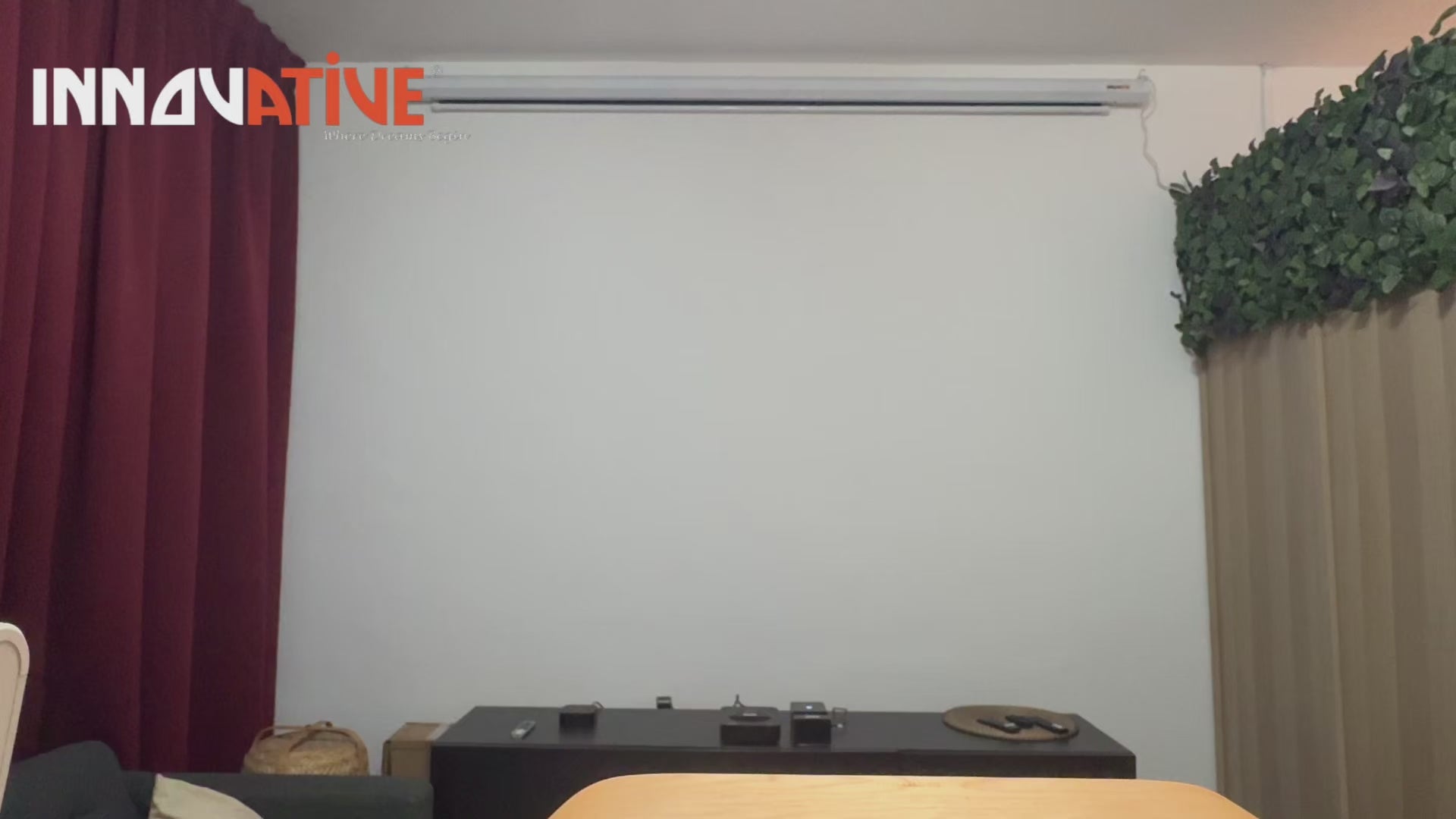84インチ / 100インチ / 120インチ 電動電動プロジェクタースクリーン