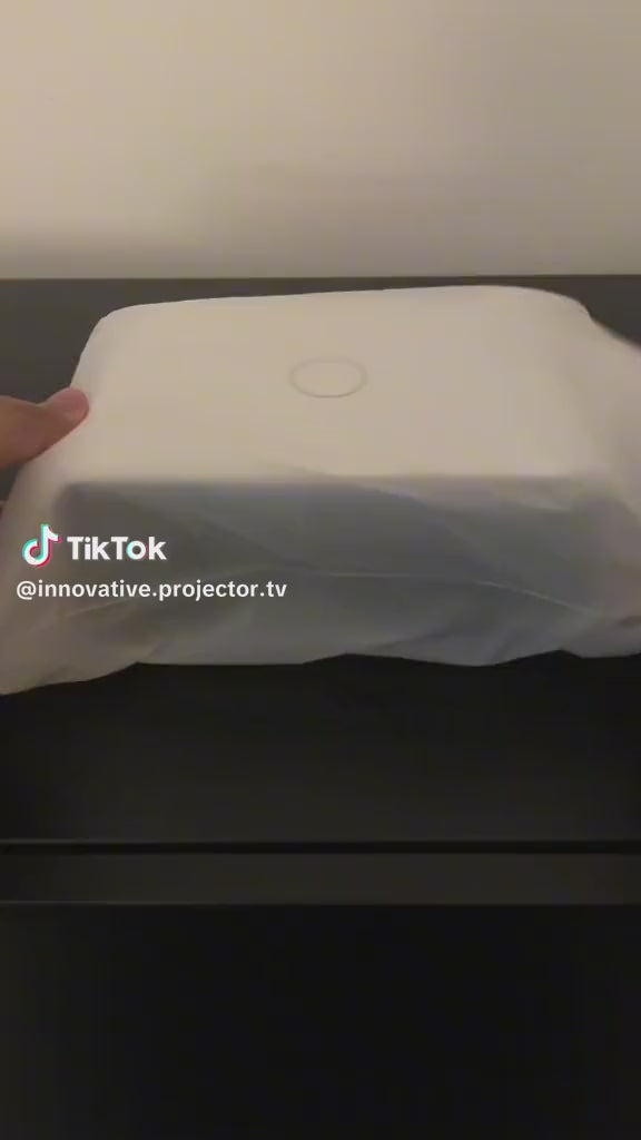 INNOVATIVE Mini Ray 4K- Mini Projector Palm Size, Electric Focus & Smart