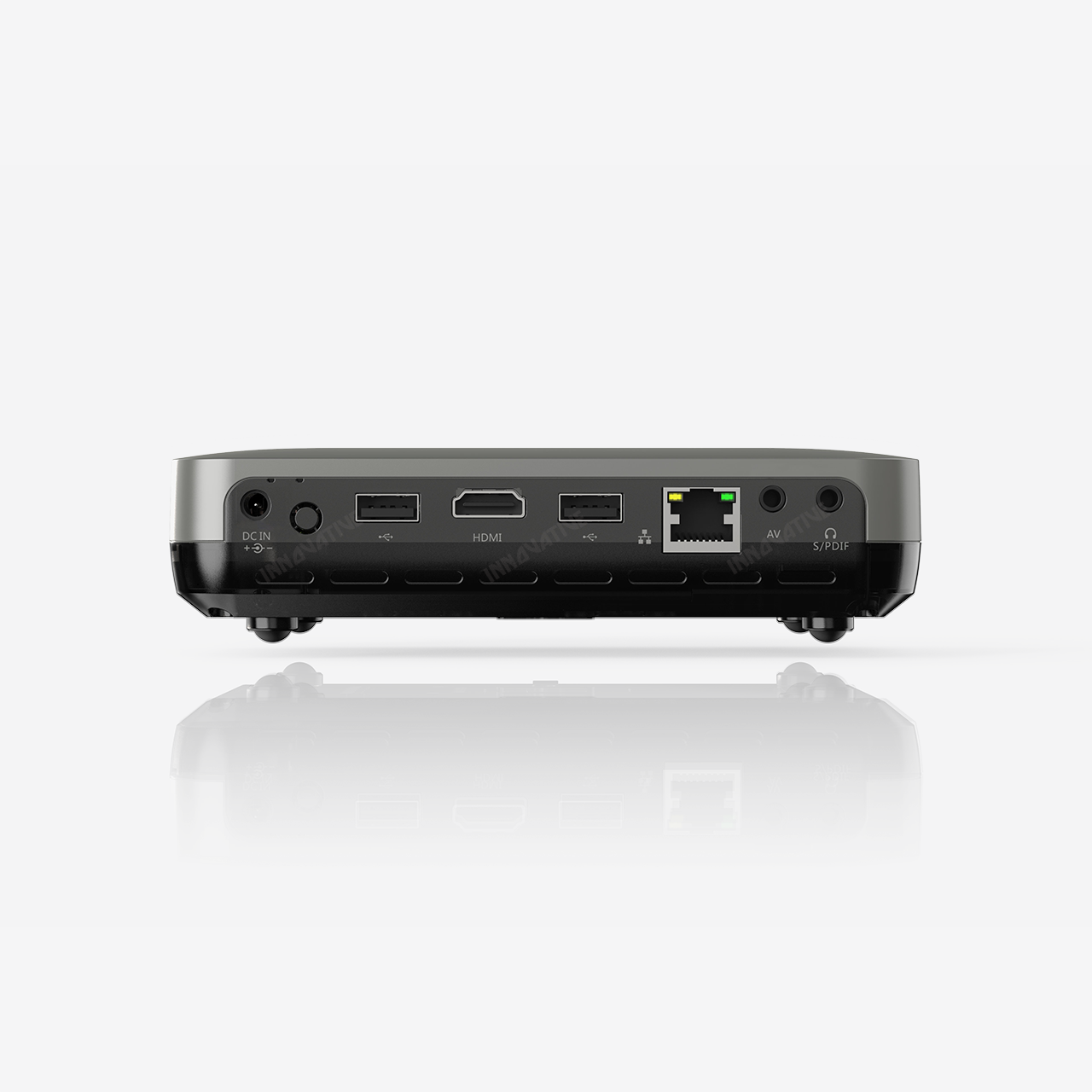 INNOVATIVE DS11 4k HDMI ARC, Bright Mini Projector Palm-sized, 3D, Short Throw & Smart