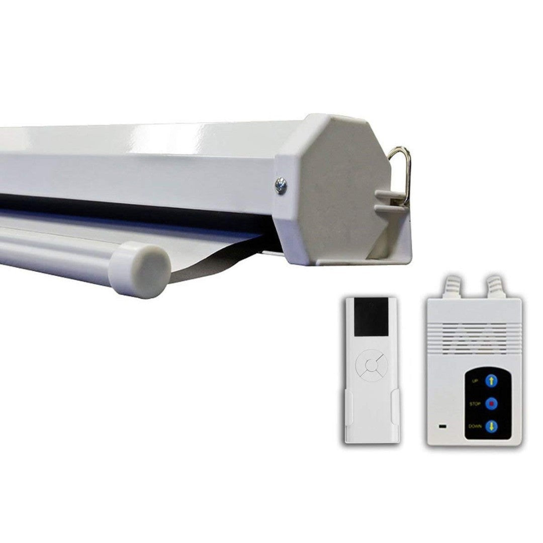 Motorized Electric Projector Screen, 84" / 100" / 120" for Wall and Ceiling Mount