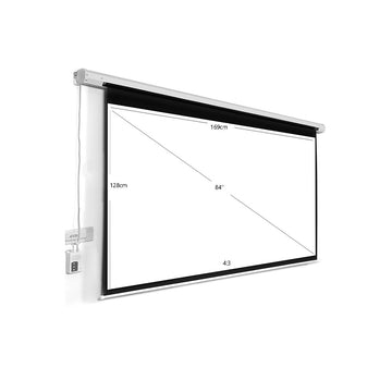 Motorized Electric Projector Screen, 84" / 100" / 120" for Wall and Ceiling Mount