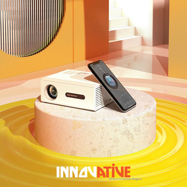 INNOVATIVE ZEN 5 - Movie Projector Palm-sized, Good Audio & Smart